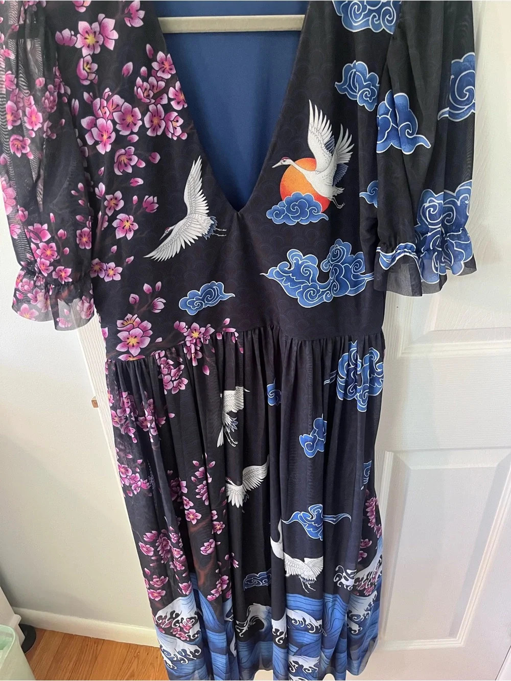 Blackmilk flight of the tsuru stellar dress NWT - Picture 3 of 5